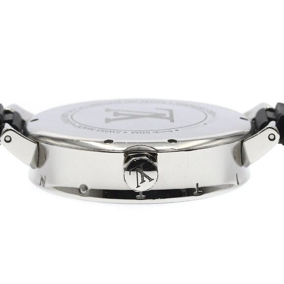 LOUIS VUITTON Tambour Moon Divine QA020 black Dial Quartz Ladies Watch_881587 - Picture 4 of 7